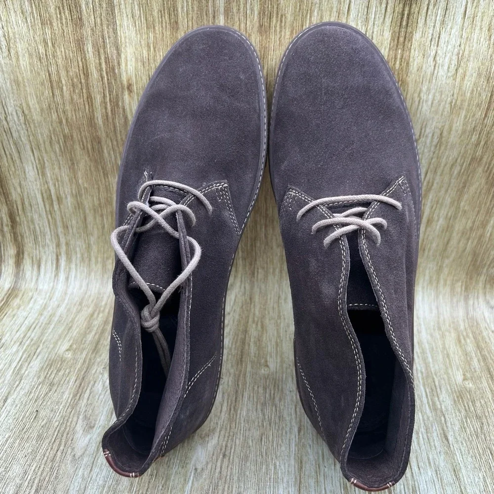 Johnston & Murphy Chukka Boots Men's Size‎ 12M Brown Suede Lace Up 25-2050